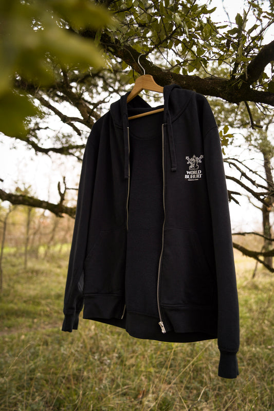 Classic Zip Hoodie - Black